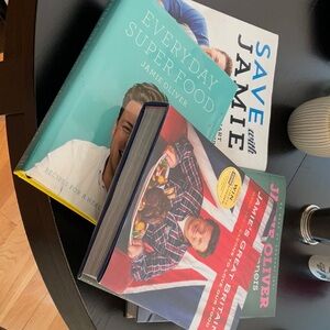 4 Jamie Oliver cook books